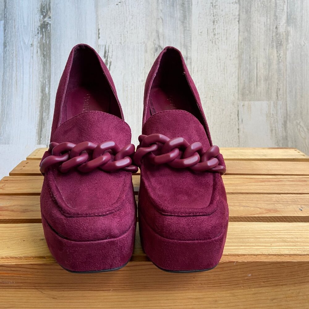 Open Edit Size 6 Lainey Platform Loafer Pumps Chu… - image 2
